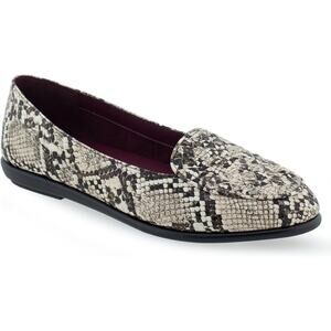 Aerosoles Womens Snake Print Slip‎ On Brielle Loafer Flat Shoe Size 9.5